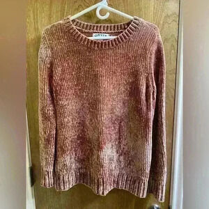 Women’s Orvis chenille crewneck pullover sweater